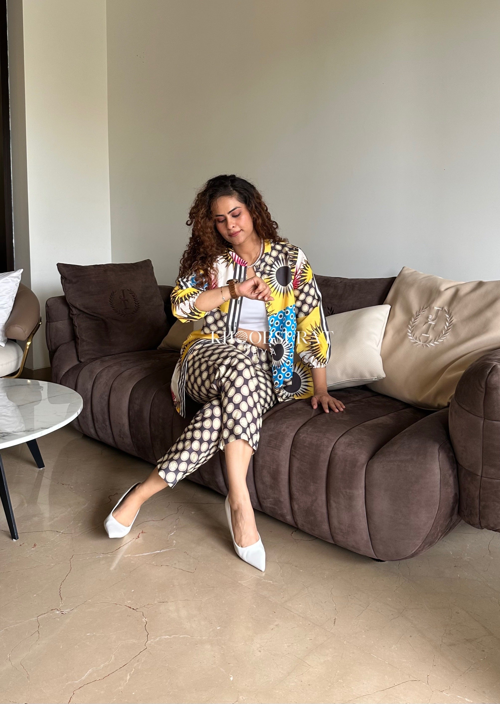 BOSS BABE COORD SET - Stylish Women's Matching Outfit Set | Perfect for Work, Office Wear & Business Casual | Fashionable Two-Piece Set for Professional Women