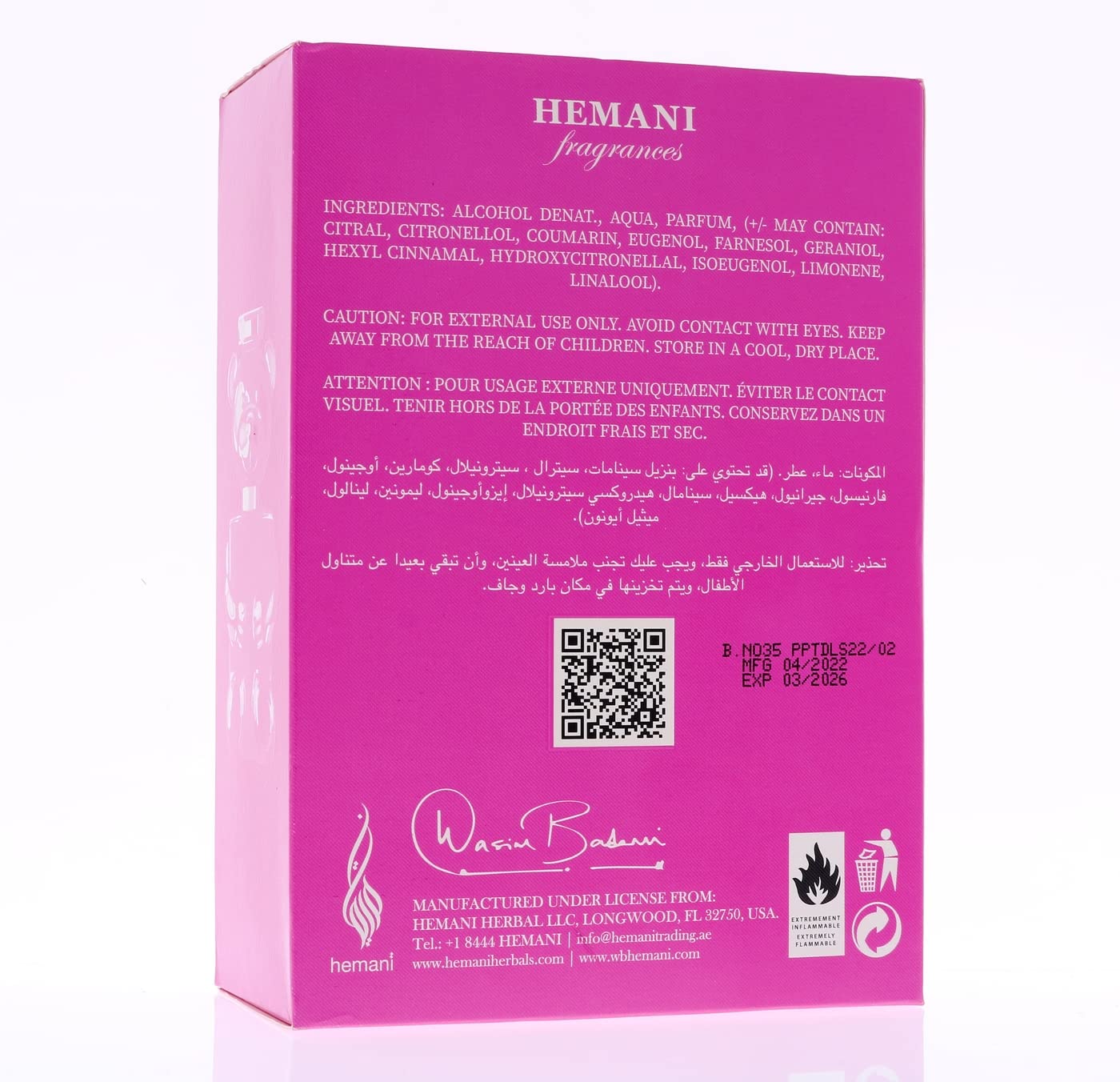 Hemani WB Sweetie Perfume for Women - 35mL Floral Scent for Daily Wear