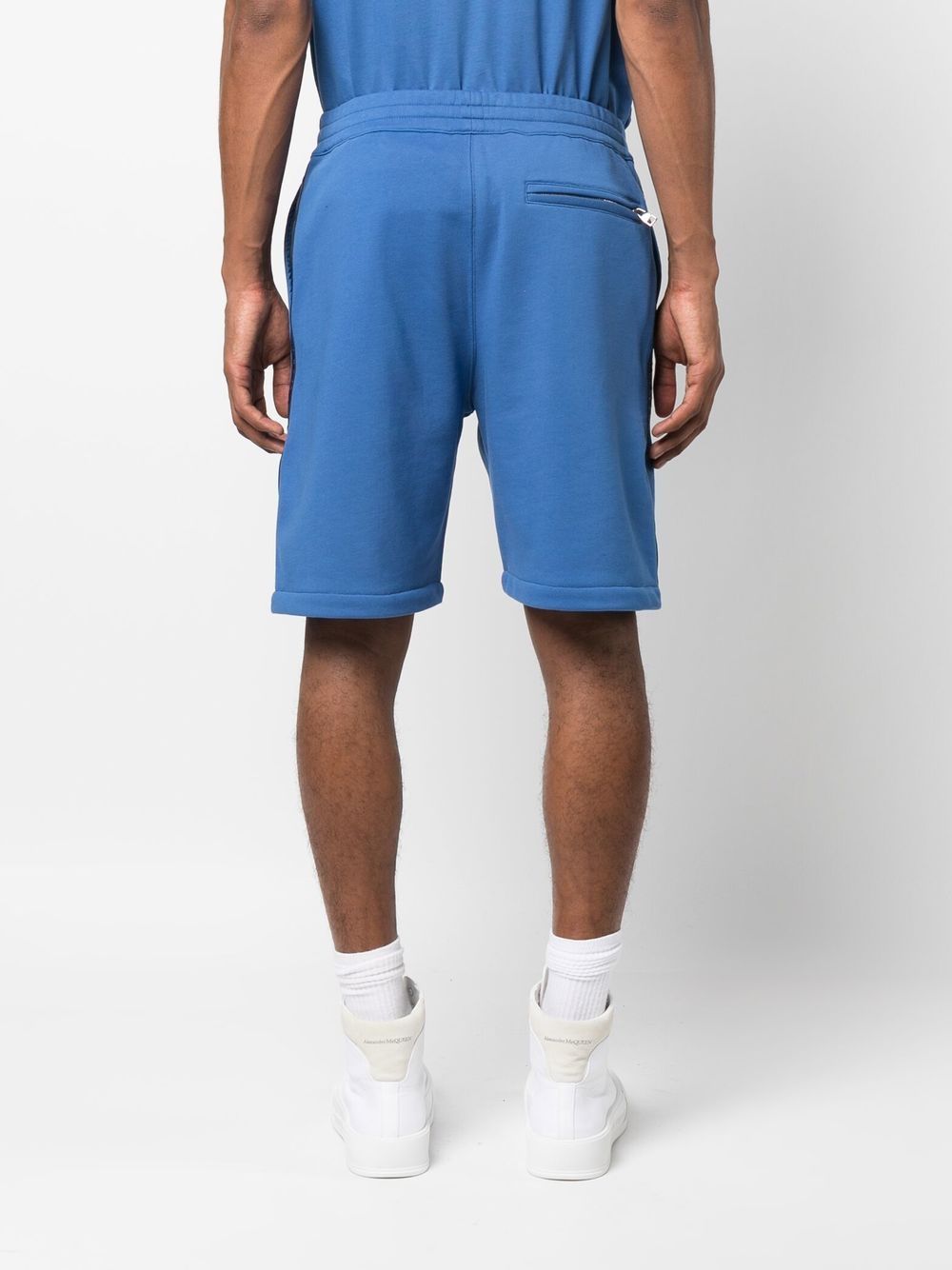 Alexander McQueen Blue Denim Shorts for Men - Stylish & Comfortable Summer Casual Wear | Perfect for Beach, Travel & Outdoor Activities