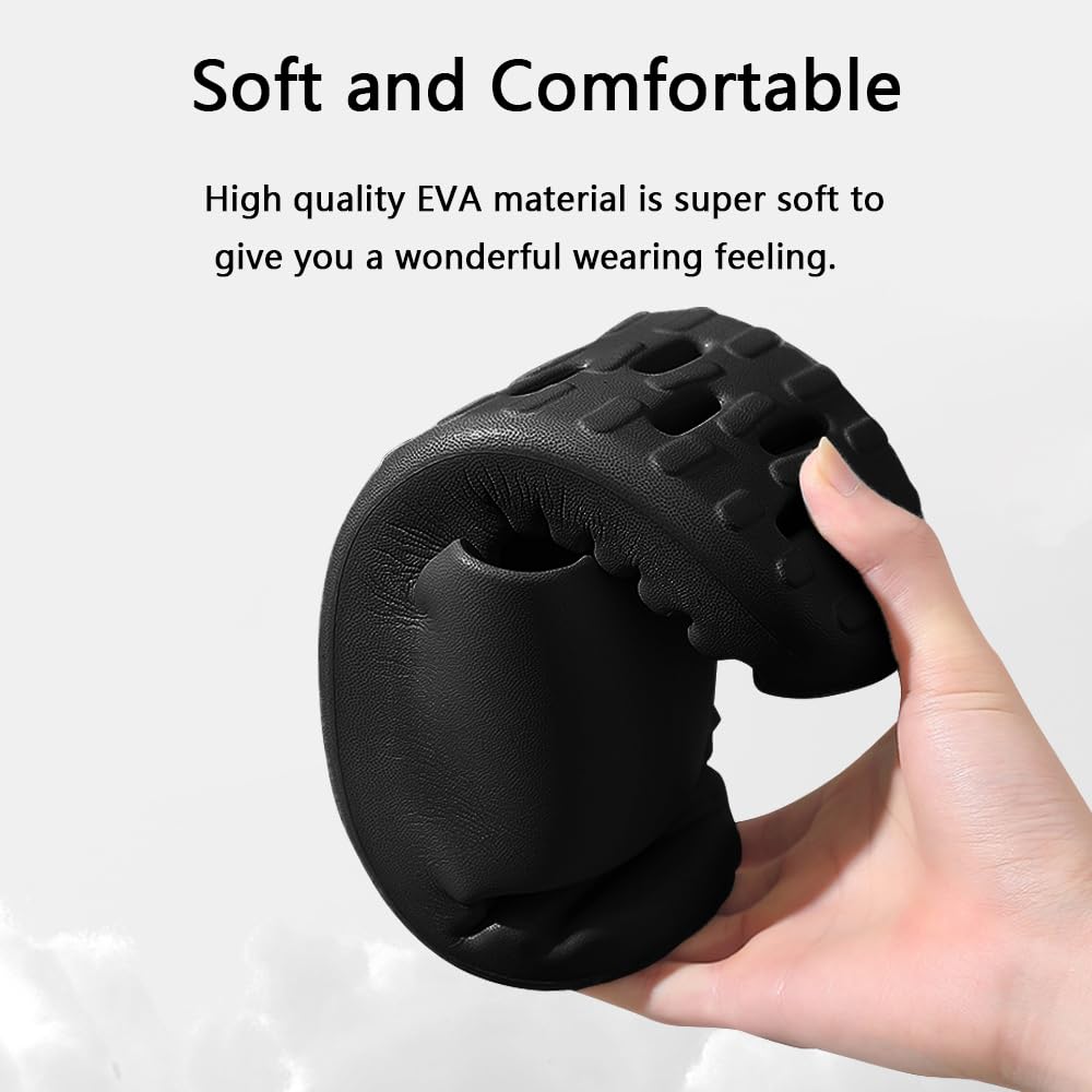 Non-Slip Quick Dry Shower Slippers for Women & Men - Thick Sole Bathroom Sandals with Drain Holes for Comfortable Home, Spa, and Pool Use