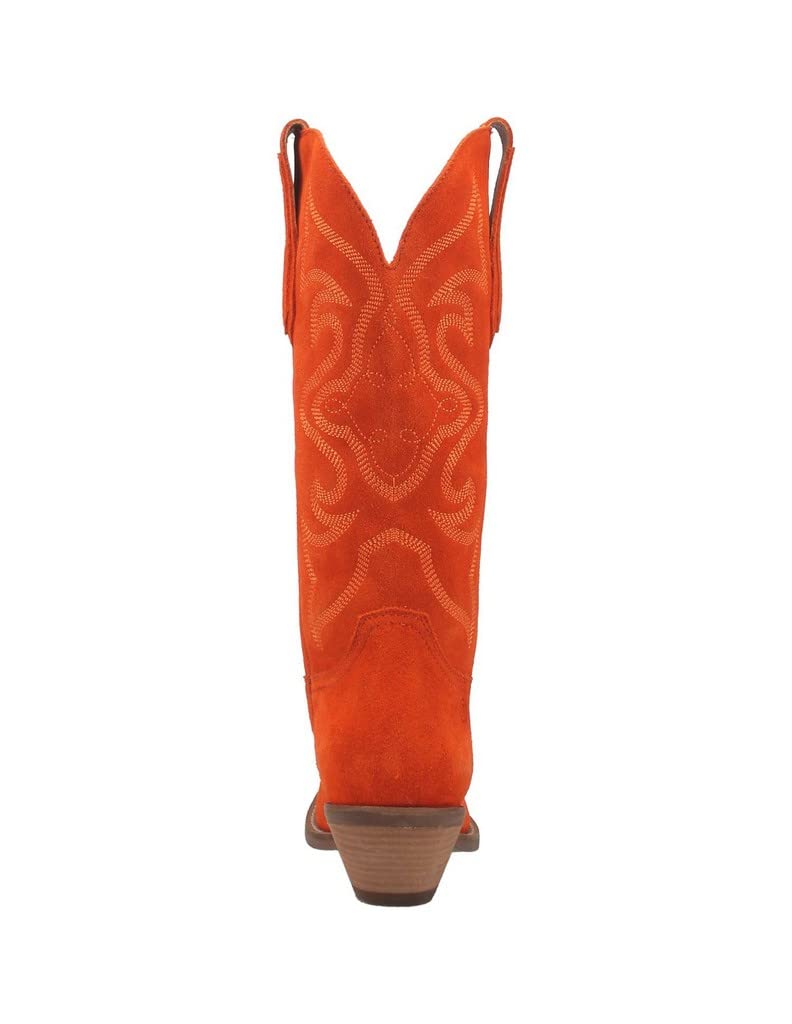 Women's Western Fashion Boots - Orange Cowgirl Boots Size 11 | Comfortable & Stylish for Country Dancing, Rodeo Events & Casual Wear