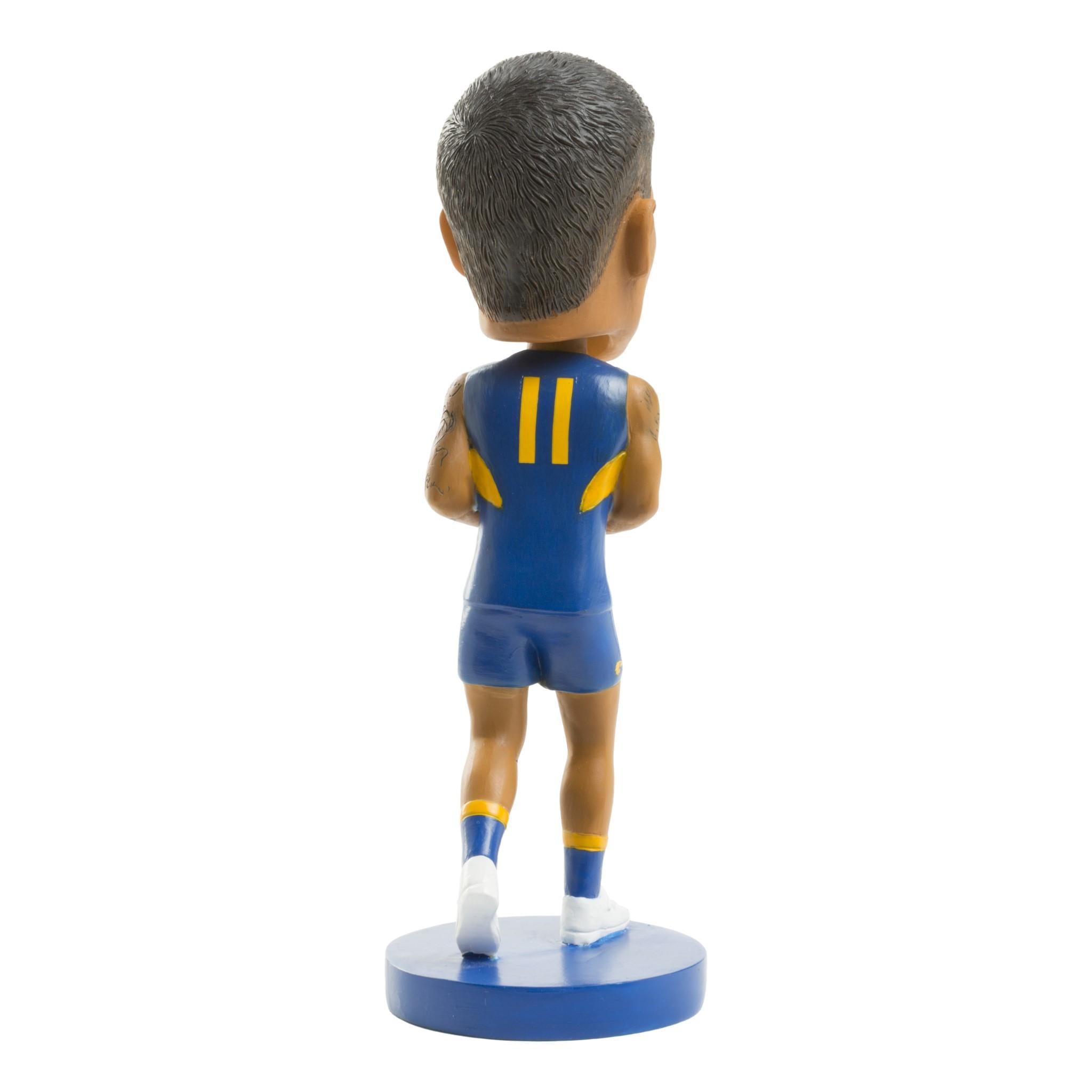 AFL West Coast Eagles Tim Kelly Bobblehead - Official AFL Collectible Figurine - Perfect for Sports Fans, Memorabilia Collectors & Home/Office Decor