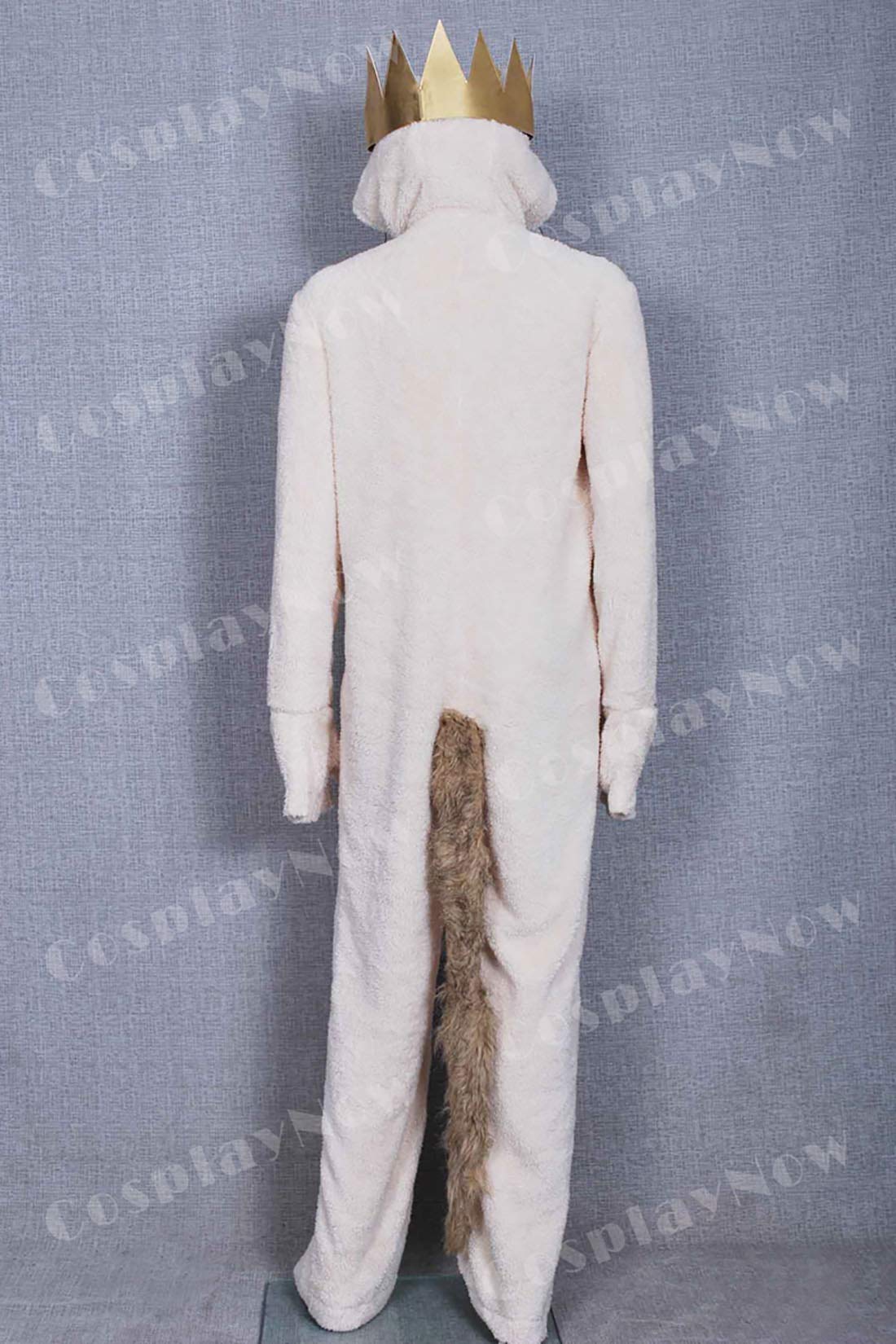 Where The Wild Things Are Wolf Costume - Max Records Halloween Cosplay Jumpsuit with Crown | Book Character Costume for Kids & Adults