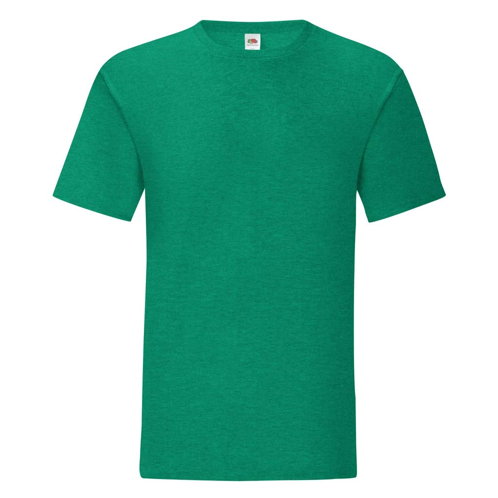 Fruit of the Loom Men's Iconic Cotton T-Shirt - Soft Comfort Fit Crewneck Tee for Casual Wear, Gym & Everyday Use