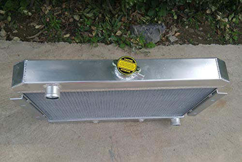 3 Row Aluminum Radiator with Fan for Jeep CJ, GM, Chevy (1972-1986) - High-Performance Cooling Upgrade for Off-Road & Classic Car Restoration