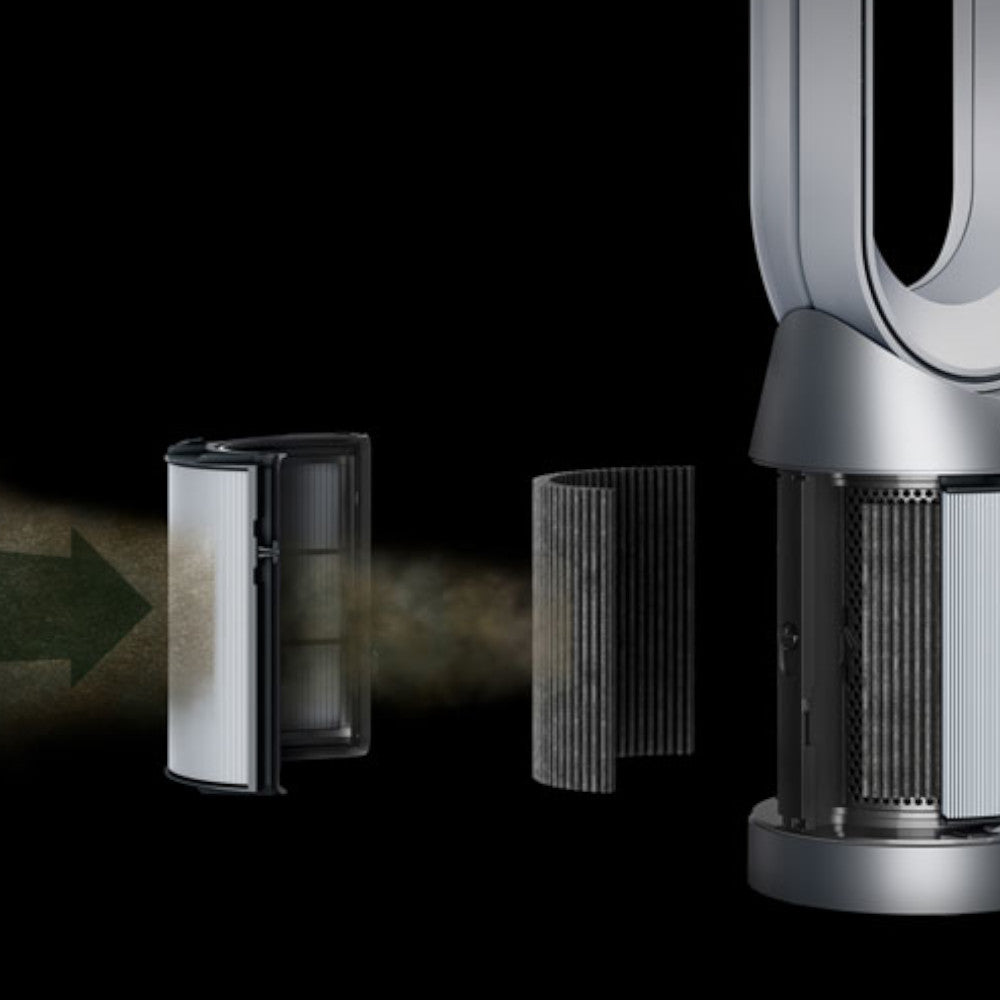 Refurbished Dyson TP7A Air Purifier & Fan - Auto-React Technology, 1 Year Warranty | Perfect for Bedroom, Office & Allergy Relief