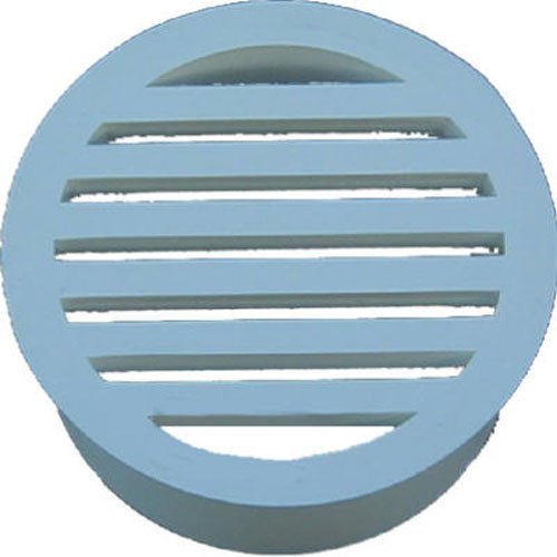 Genova Products 79230 Schedule 40 PVC Floor Drain Strainer - 3 Inch Heavy Duty Bathroom Shower Drain Cover for Commercial & Residential Use