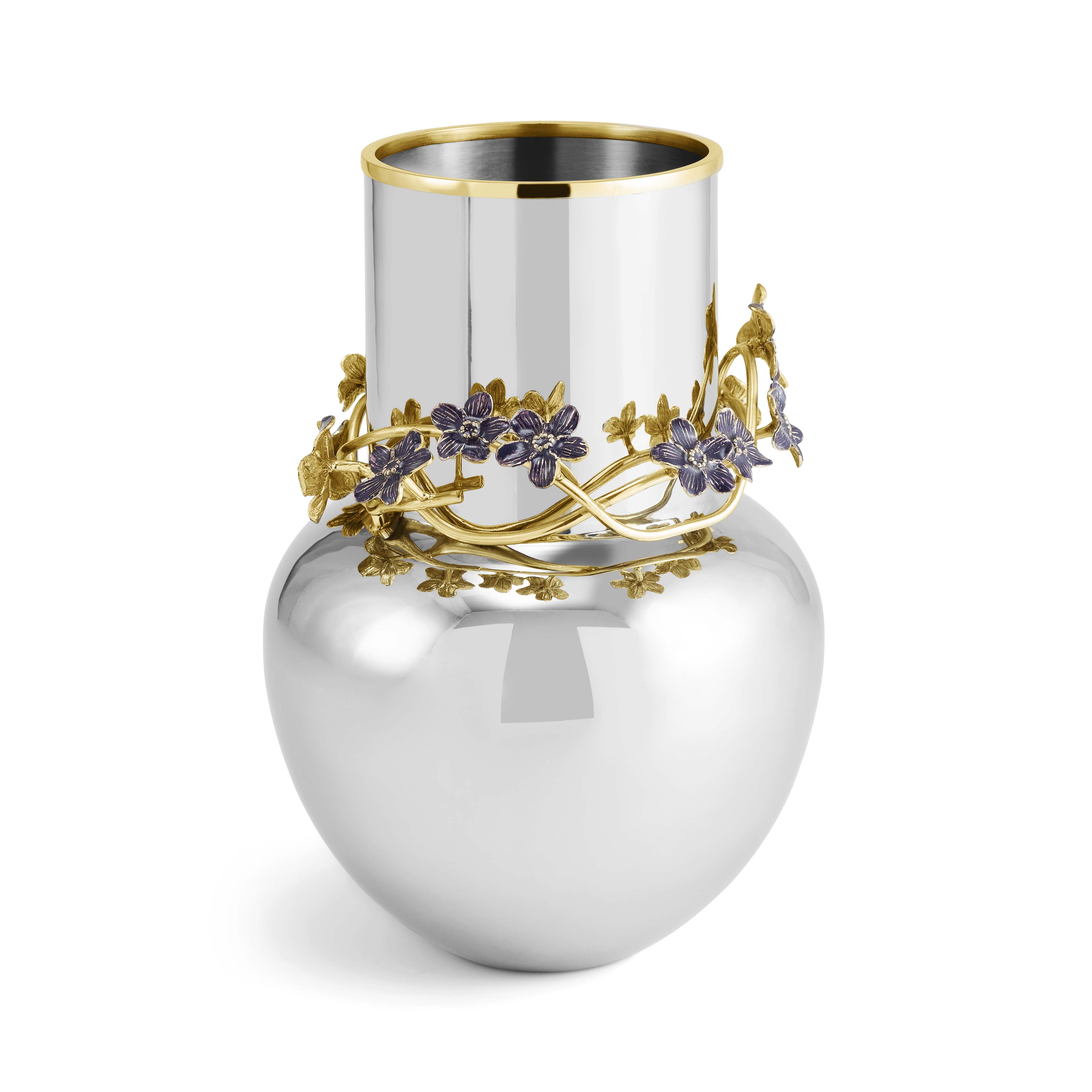 Forget Me Not Vase - Elegant Glass Flower Vase for Home Decor, Wedding Centerpieces & Romantic Gifts - Perfect for Dining Table, Living Room & Office Desk