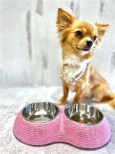 Pink Crystal Dining Bowls - Elegant Glass Serving Bowls for Salads, Desserts & Parties - Perfect for Home Dining & Entertaining