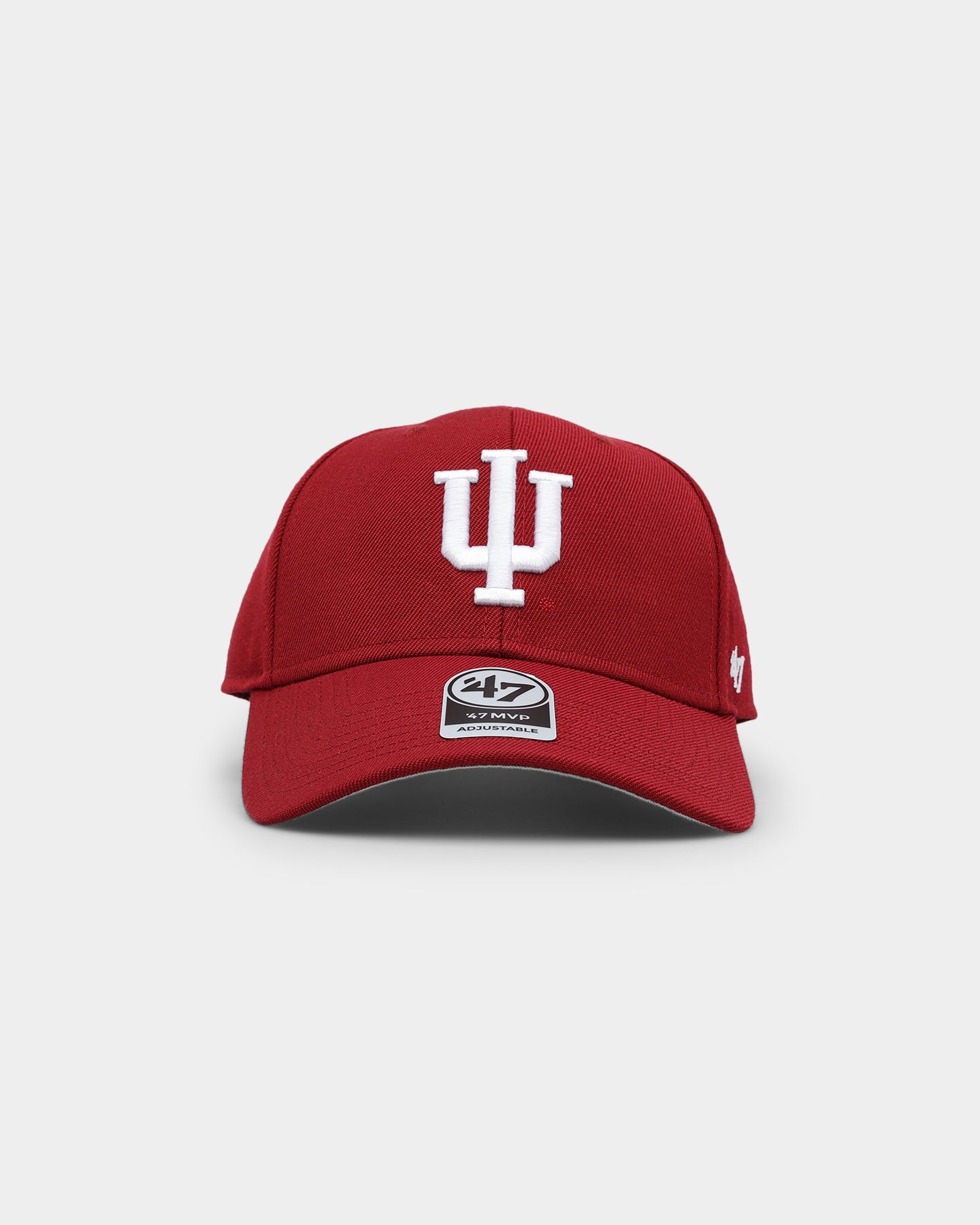 47 Brand Indiana Hoosiers '47 MVP Strapback Adjustable Hat - Dark Red Vintage Snapback for Men & Women - Perfect for Game Day, Tailgating and College Fan Gear