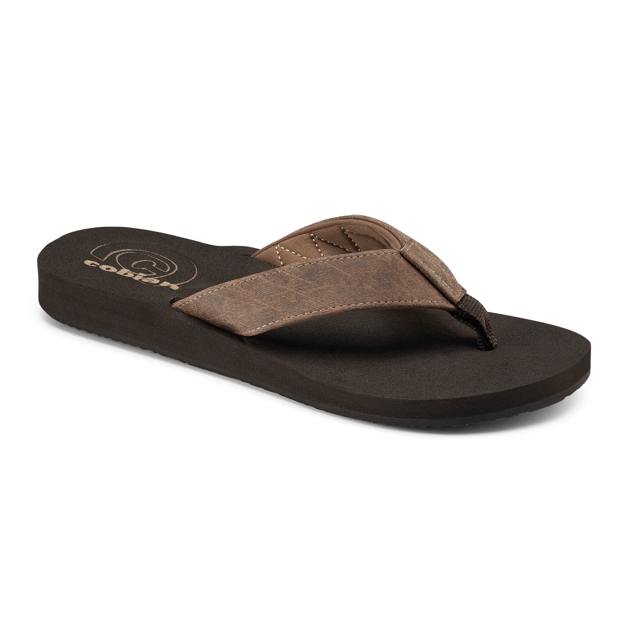 Men's Arch Support Sandals - Comfortable Floater 2 Beach & Walking Sandals for Outdoor Activities