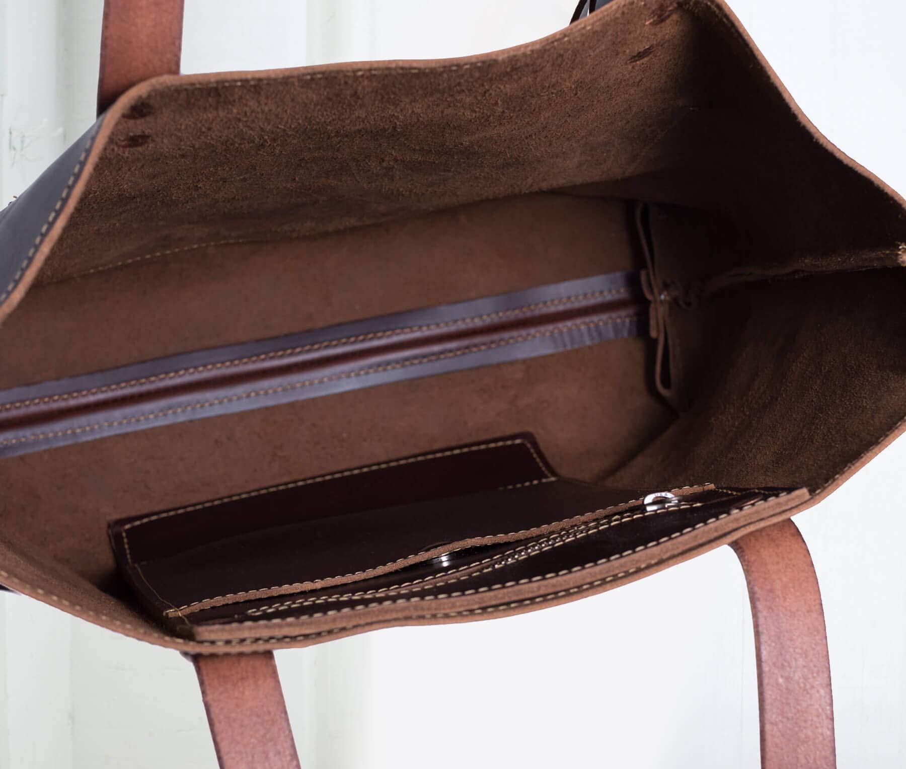 Premium Genuine Leather Tote Bag for Women - Handcrafted in USA - Monogrammed Designer Handbag & Purse - Perfect for Work, Travel & Everyday Use