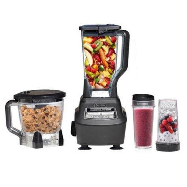 Ninja Mega Kitchen System BL770 - 1500W High-Speed Blender & Food Processor with Nutri Ninja Cups for Smoothies, Dips & Meal Prep - Perfect for Home Kitchen & Healthy Lifestyle