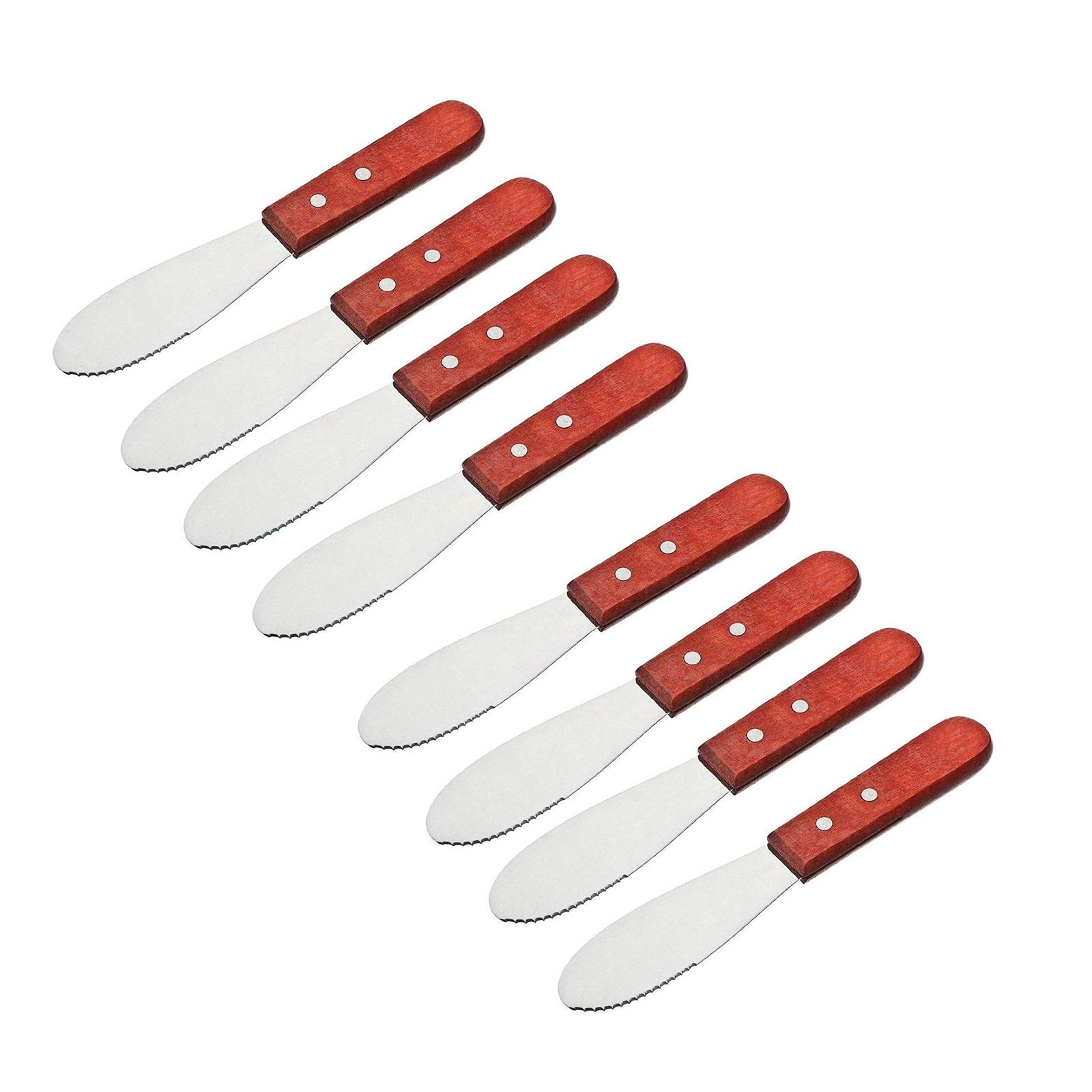 Premium Stainless Steel Butter Knife Set - 8