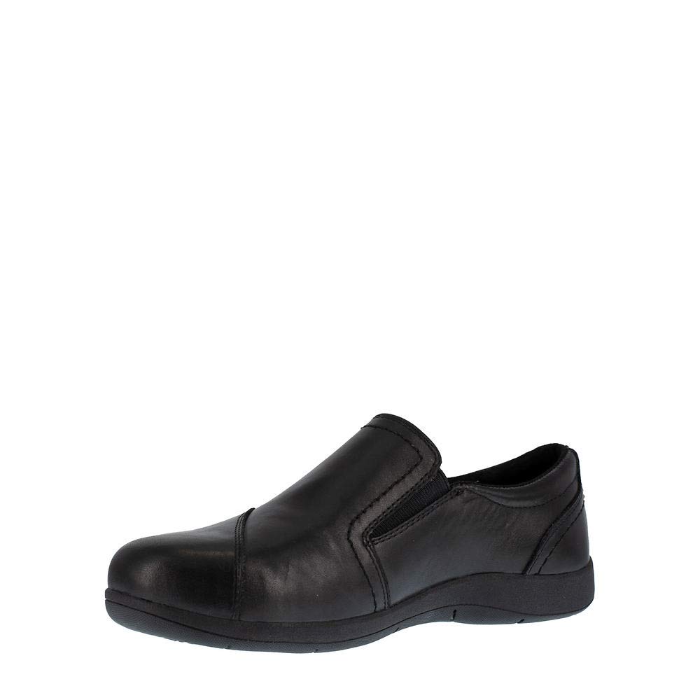 Rockport Women's Daisey Work Safety Toe Slip-on Shoes - Comfortable & Durable Slip Resistant Work Shoes for Nurses, Waitresses & Healthcare Professionals