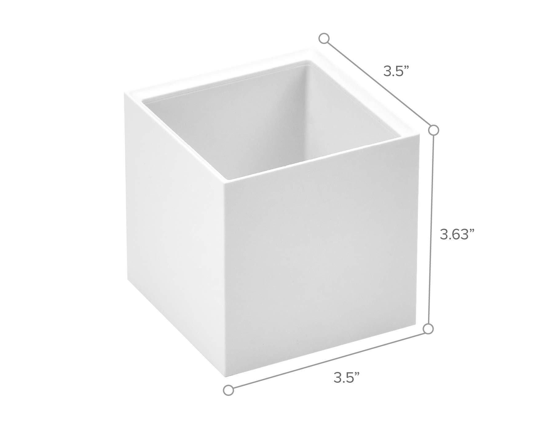 Bostitch Office Konnect Pencil Cup Desk Organizer - White Pen Holder for Office & Home Use - Perfect for Desk Organization, School Supplies & Workspace Accessories