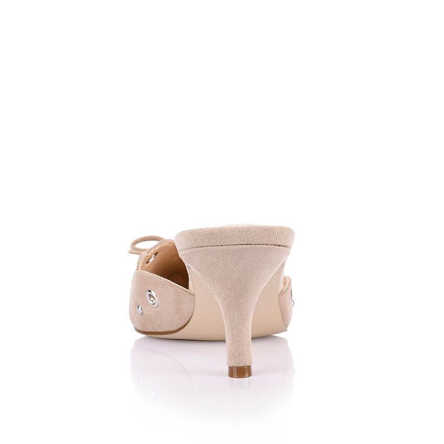 Ziggy Pointed Toe Kitten Heels - Elegant Stone Micro Heels for Women | Perfect for Office, Parties & Special Occasions