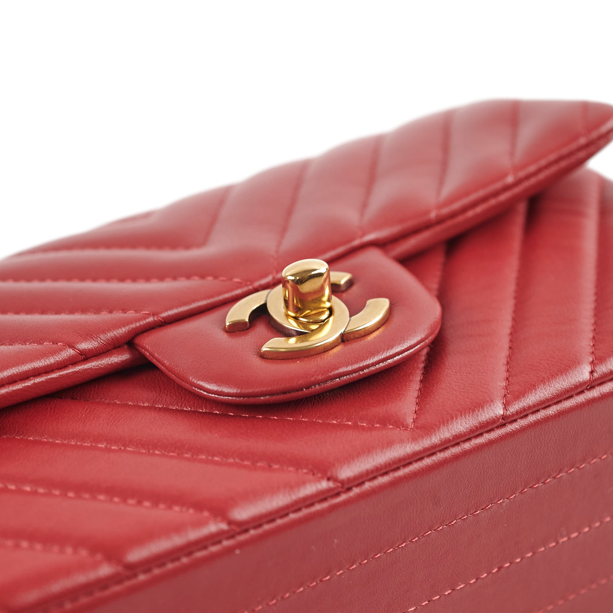 Chanel Mini Rectangular Chevron Lambskin Red 21 Series Handbag - Luxury Designer Crossbody Bag for Women, Perfect for Parties, Date Nights & Special Occasions