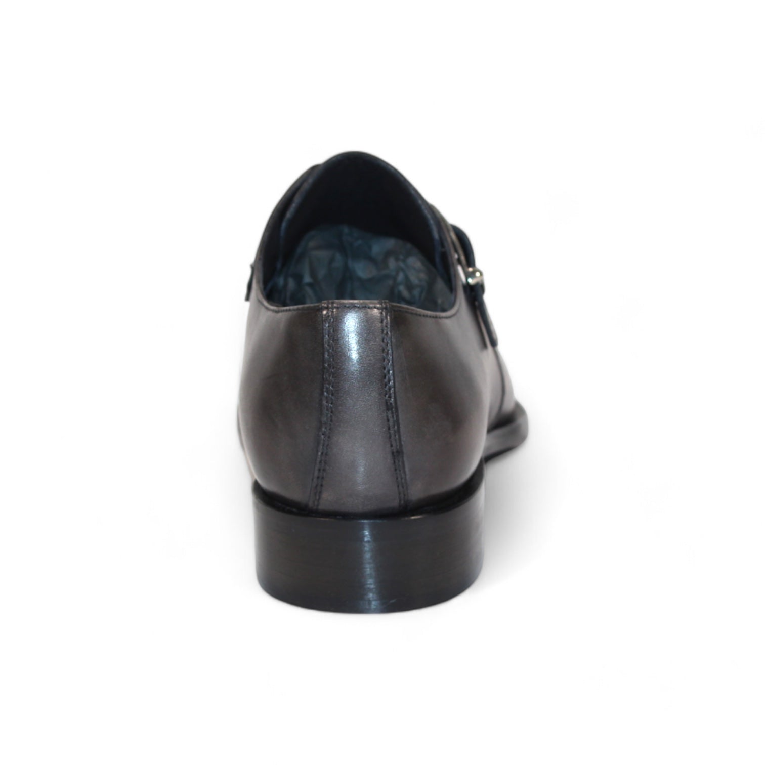 Duca Di Matiste Garda Men's Dress Shoes - Classic Grey Leather Oxfords for Business & Formal Occasions