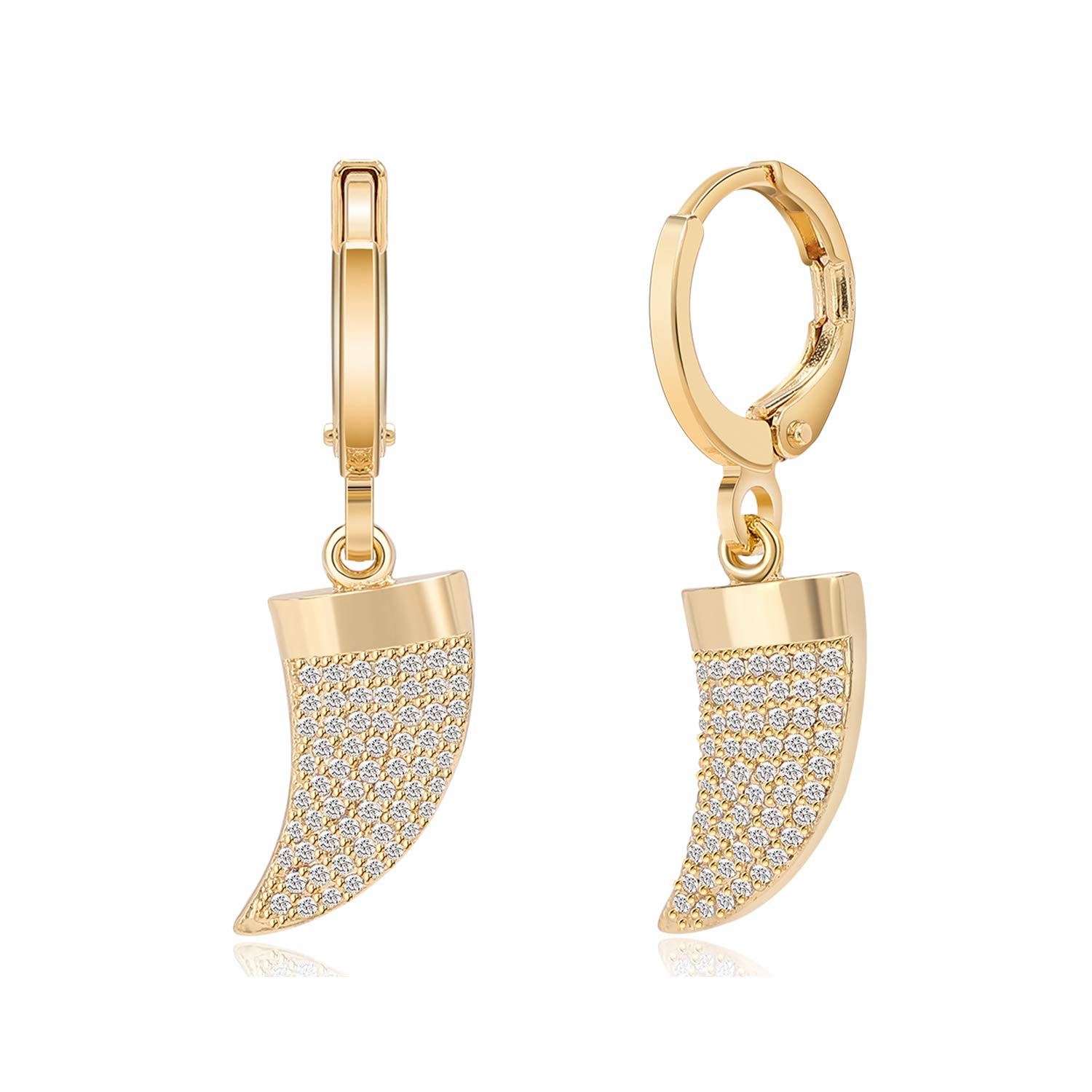 SANNYRA 14K Gold Plated Huggie Earrings for Women - Beach Sea Drop Dangle Earrings with Starfish, Butterfly, Moon & Seashell Charms - Perfect for Summer Vacation, Beach Wedding & Boho Fashion Jewelry
