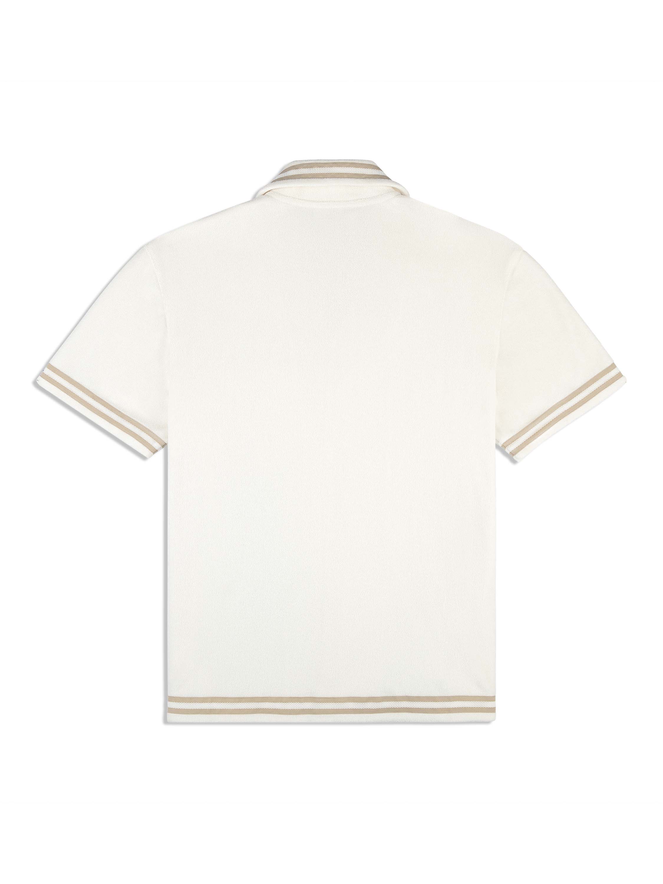 Vitus Terry Cabana Shirt for Men - Lightweight Breathable Linen Blend Beach Shirt with Tropical Gardenia Print - Perfect for Summer Vacation, Poolside Lounging and Beach Getaways