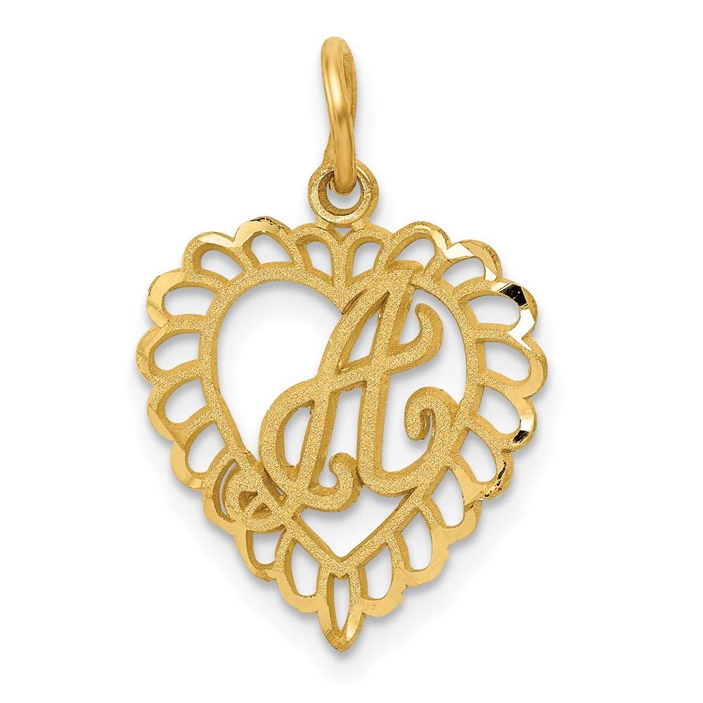 14k Yellow Gold Initial 