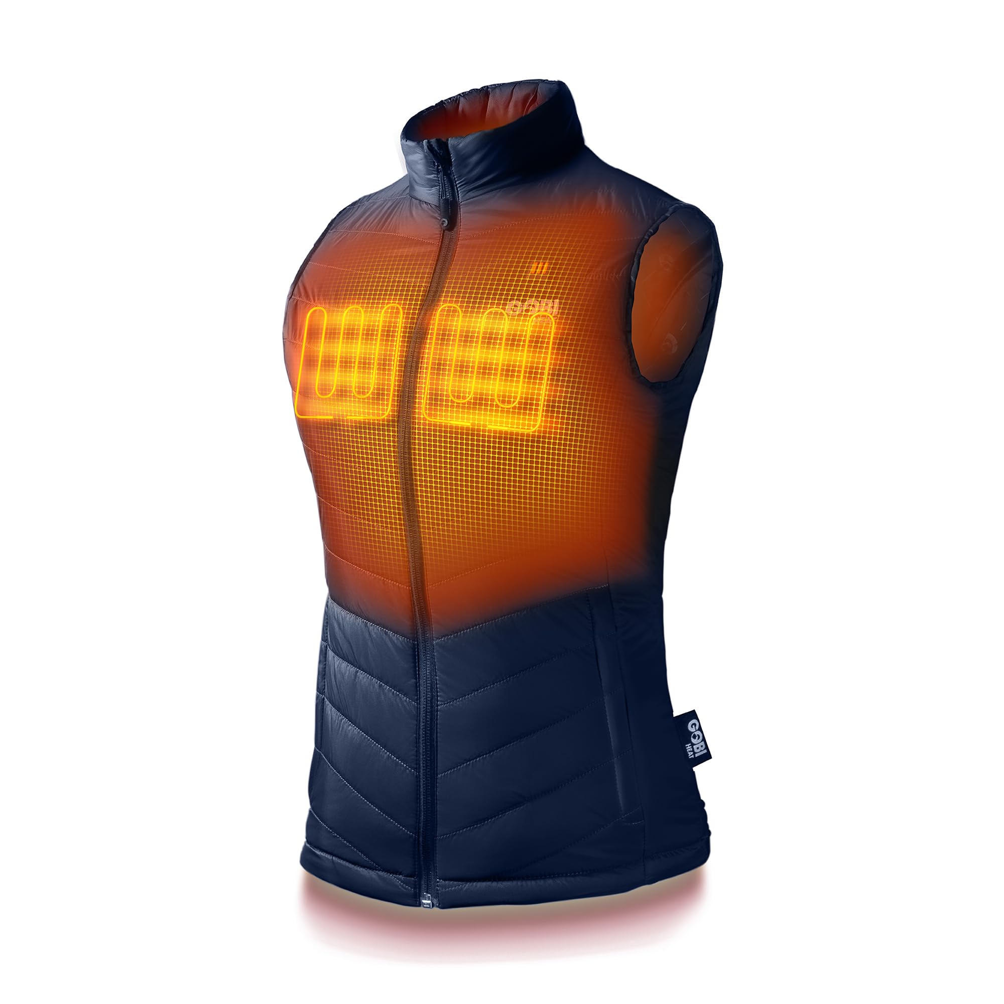 Dune Women's Heated Vest with Rechargeable Battery & Charger - 10 Hours Heating - Machine Washable - Perfect for Winter Outdoor Activities, Hiking & Travel