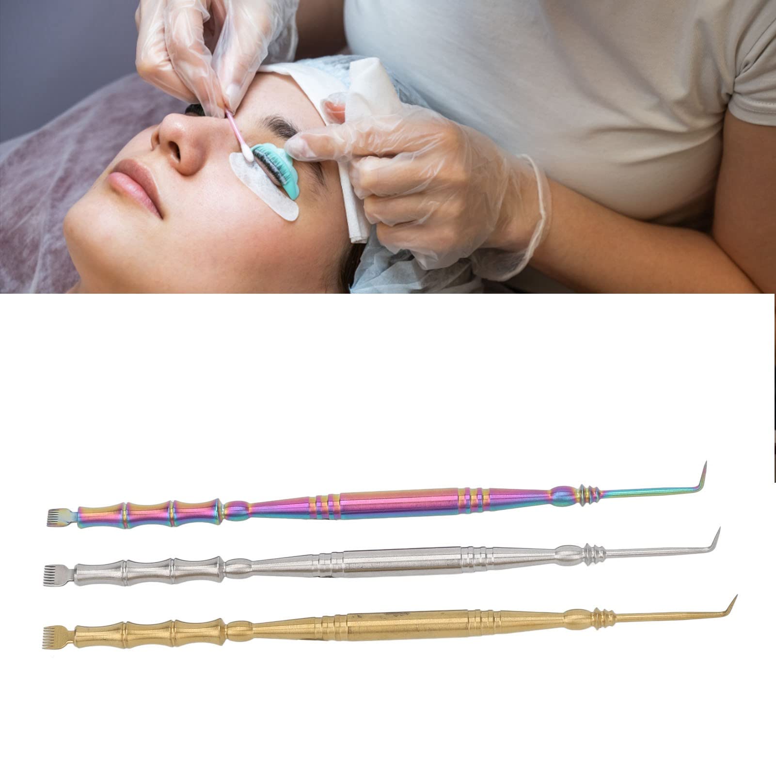 Professional 3PCS Eyelash Lift Perm Tool Kit - Lash Perm Lifter & 6.1