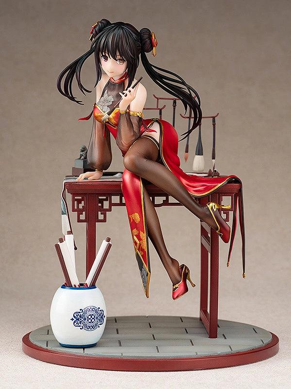 Date A Live IV 1/7 Scale Kurumi Tokisaki Calligraphic Beauty Ver. Anime Figure Statue (20cm) - Perfect for Anime Collections, Room Decor, and Gift Giving