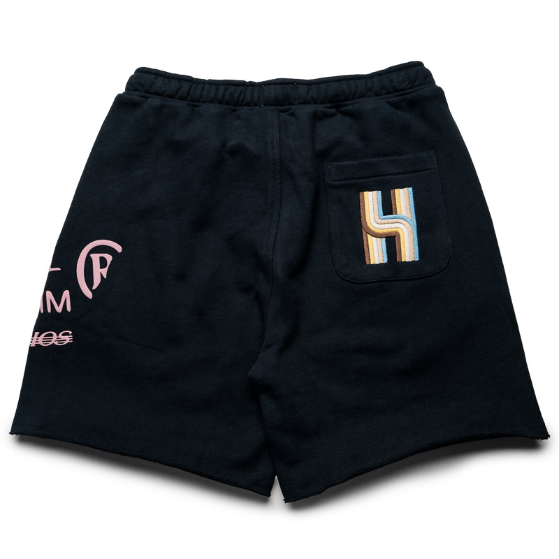 Honor The Gift Studio Terry Short - Black Cotton Shorts for Men | Casual Summer Wear & Lounge Comfort