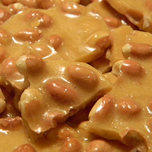 Premium Peanut Brittle Candy - Crunchy Homemade Style by Smarty Stop - 1 Pound Bag - Perfect for Gifts, Snacking & Holiday Treats