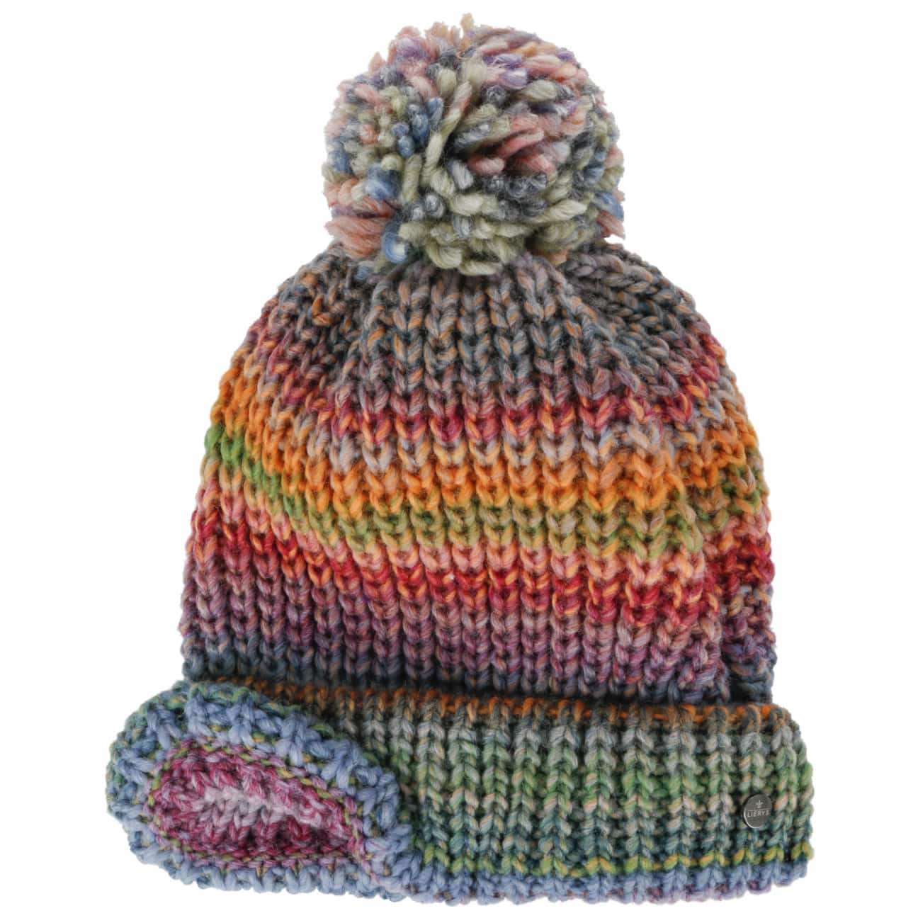 Lierys Finja Bobble Hat - Warm Winter Knit Beanie for Women & Men - Cozy Cable Knit Pom Pom Hat for Cold Weather - Perfect for Skiing, Snowboarding & Outdoor Activities