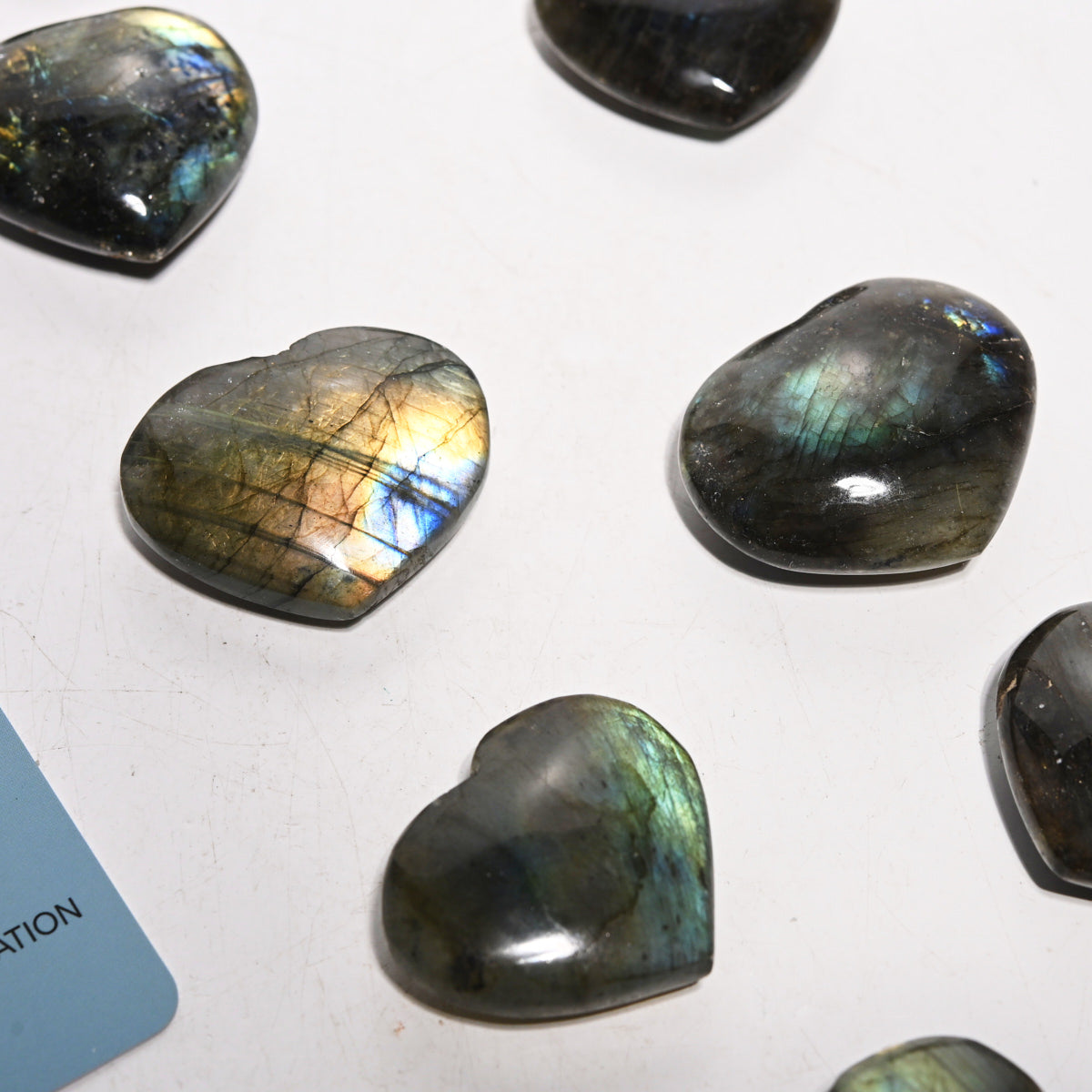 Natural Labradorite Heart Pendant - Enhances Intuition & Inspiration | Healing Crystal Jewelry for Meditation, Energy Work & Spiritual Gifts