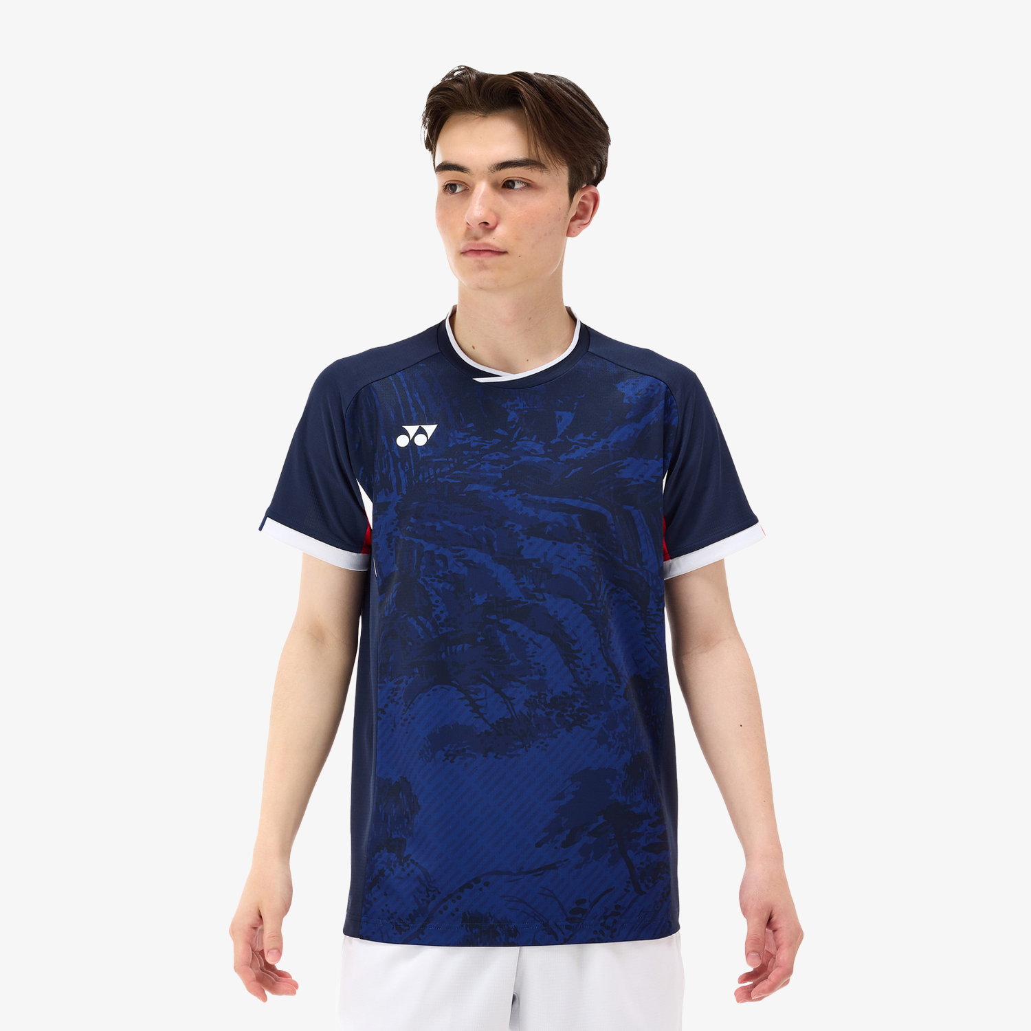 Yonex Men's Tennis Shirt 10593 - Navy Blue Performance Polo for Competitive Play & Casual Wear