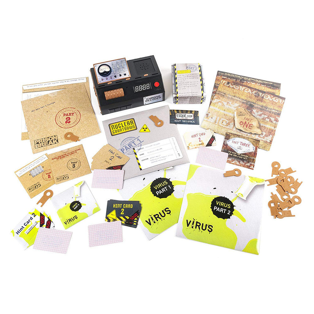 Escape Room The Game - 4 Challenging Puzzle Adventures with Starter Scenario | Fun Family Board Game for Team Building & Game Nights