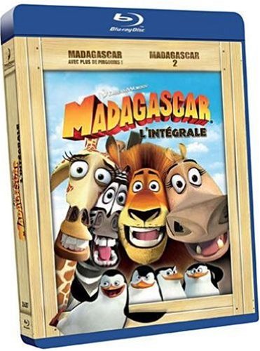 Madagascar & Madagascar 2 Blu-ray Movies - 2D Animated Family Comedy Films for Kids & Adults - Perfect for Movie Nights, Birthday Gifts & Home Entertainment