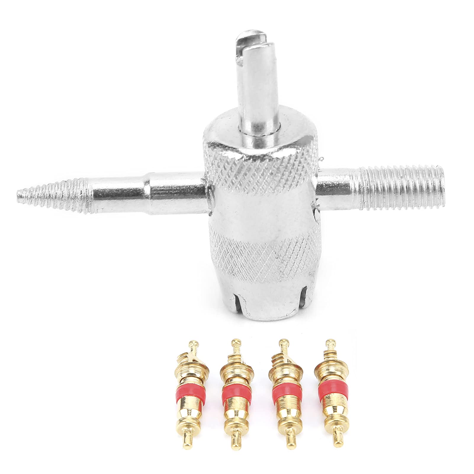 High-Quality Tire Valve Core Remover Tool Set - Universal for Electric Vehicles, ATVs, Motorcycles & Bicycles - Perfect for Tire Repair and Maintenance