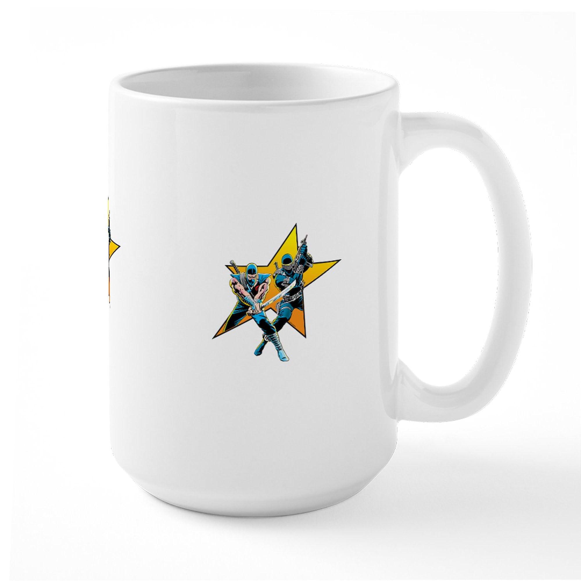 G.I. Joe Storm Shadow 15 oz (444 ml) Ceramic Coffee Mug - Perfect for Tea, Hot Chocolate & Office Use - Collectible Gift for Fans & Military Enthusiasts