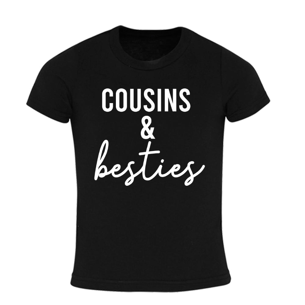 Cousins & Besties Matching T-Shirts - Fun Friendship Outfits for Family & Friends - Perfect for Parties, Reunions, and Special Occasions