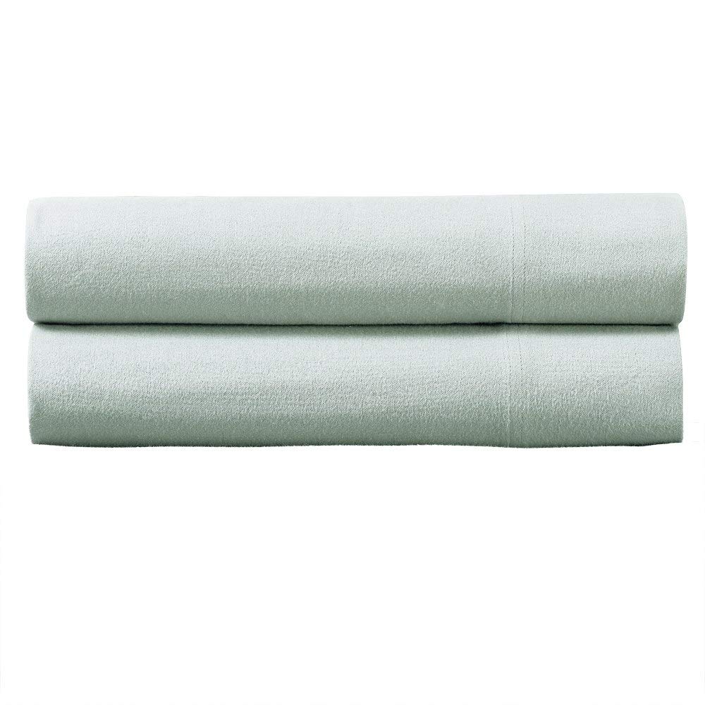 Royal Cotton Flannel Pillowcases Set of 2 - Queen Size for Cozy Bedroom Comfort