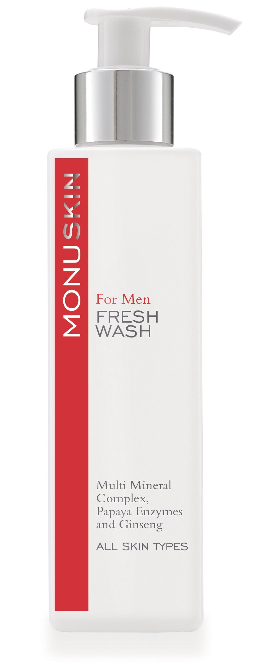 MONUSKIN Men's Fresh Face Wash 180ml - Hydrating & Cleansing for Daily Skincare