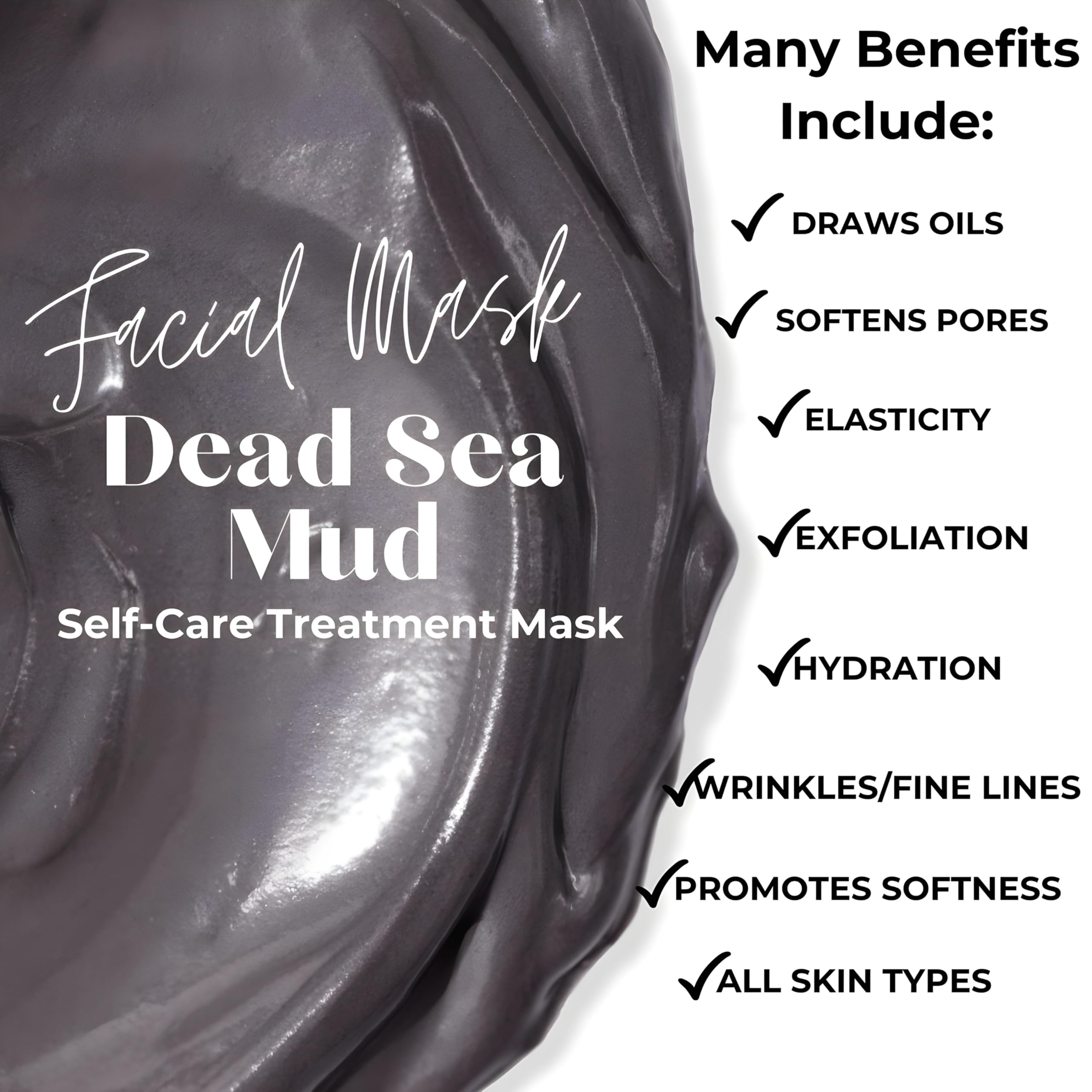 Korean Face Masks for Skincare | Dead Sea Mud Mask for Deep Cleansing | PH Balanced Beauty Treatment for Sensitive Skin | Cruelty-Free Korean Skincare | Perfect for Spa Nights & Self-Care Routines
