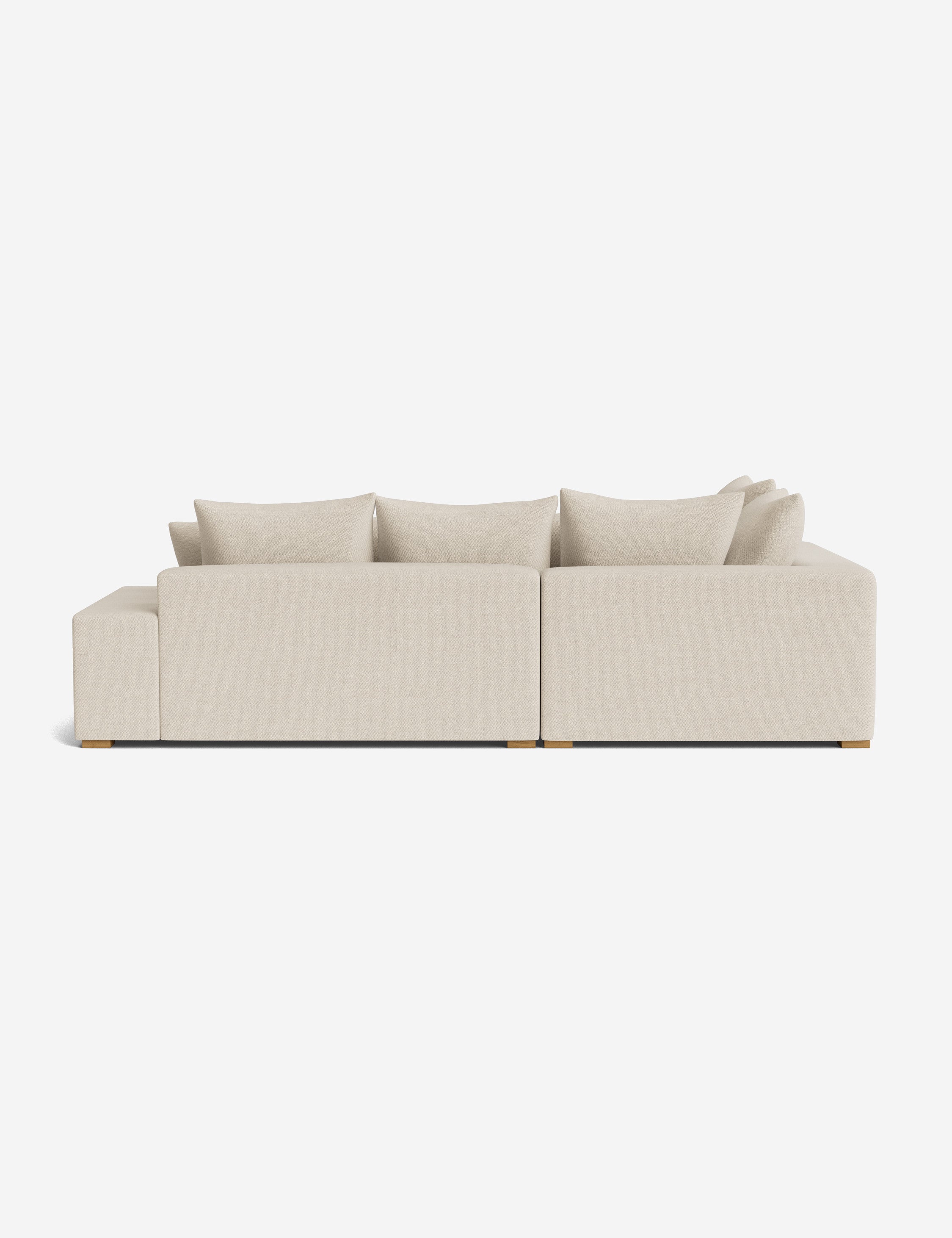 Stylish Clayton Sectional Sofa - Modern L-Shaped Couch for Living Room, Home Theater & Lounge Areas | Comfortable Fabric Upholstery & Spacious Seating