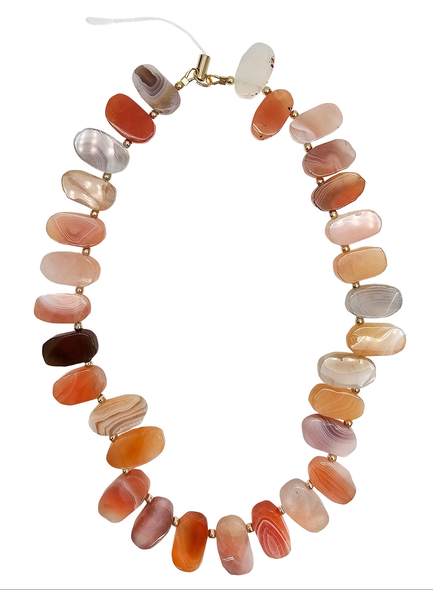 Orange Lace Agate Phone Strap Charm - Elegant Crystal Beaded Phone Accessory for iPhone Samsung Android - Perfect for Daily Use, Gifts & Fashion Accessories