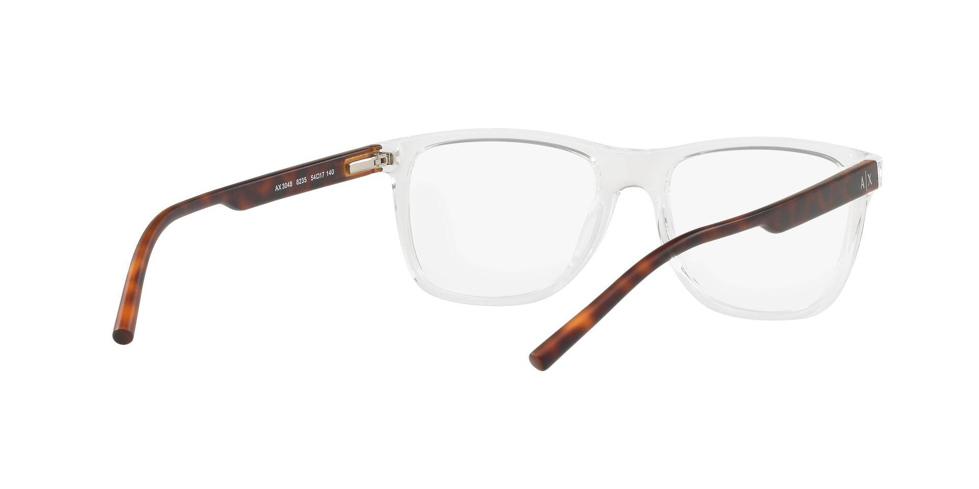Armani Exchange 3048 Eyeglasses for Men & Women - Lightweight Metal Frame with UV Protection - Perfect for Reading, Driving & Fashion Accessories