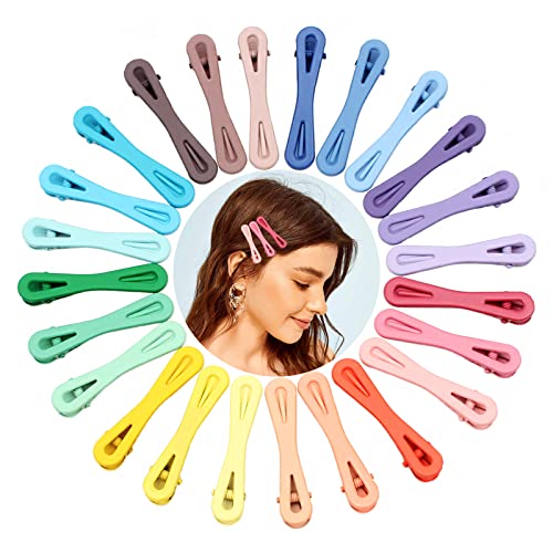 Duckbill Hair Clips 24pcs - Matte No Crease Hair Accessories for Women & Girls - Perfect for Styling & Hair Care