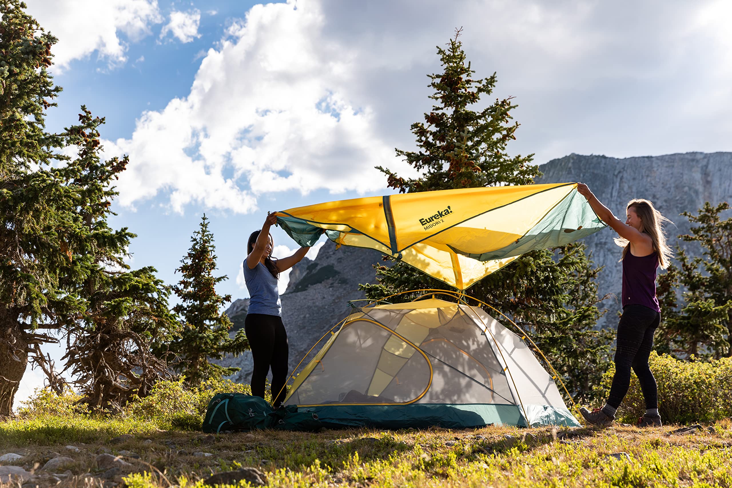 Eureka! Midori Camping Tent - Lightweight, Waterproof & Spacious for Backpacking, Hiking & Outdoor Adventures