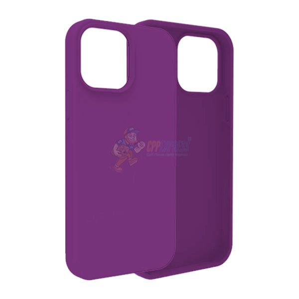 iPhone 13 Pro Max Case - Slim Soft Silicone Shockproof Protective Cover (Dark Purple) | Perfect for Everyday Use, Travel & Outdoor Activities