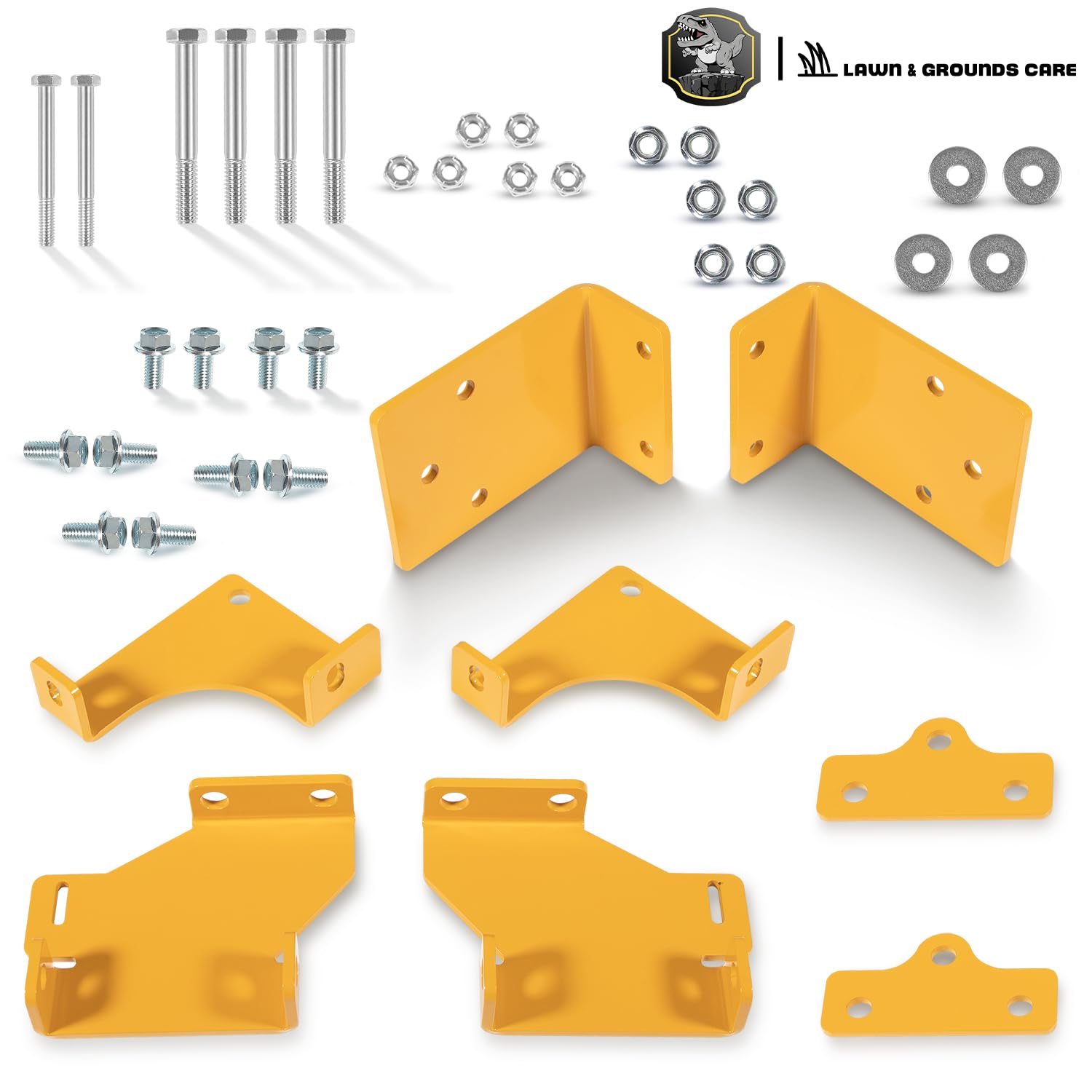 **Upgraded 125255 Hydro Transmission Brackets Kit for Hustler Zero-Turn Mowers – Heavy-Duty Thicker Brackets & Hardware – OE Replacement Service Kit – Perfect for Lawn Maintenance & Landscaping**