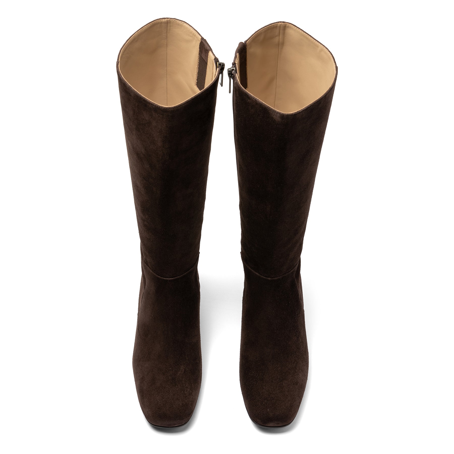 Abeo Avenue Tall Java Suede Boots for Women - Comfortable & Stylish Ankle Boots for Fall & Winter Fashion - Perfect for Office, Casual Wear & Outdoor Activities